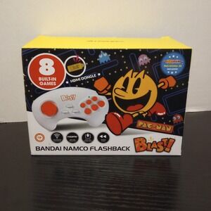 Bandai Namco Flashback Blast Wireless HDMI Dongle 8 Games Pac-Man Galaga Dig Dug